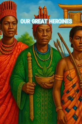 WOMEN ARE GOLD 🌟  To the ones who raised kings, sheltered rebels, and walked barefoot through storms for justice, your legacy is carved into the heart of Africa. Warriors in wrappers, queens without thrones, your voices rose when others trembled. Not all heroes wear armor,some wear wrappers, some carry children, all carry wisdom.