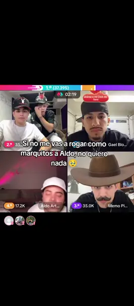 Amo como marquitos sin hacer nada le pide perdón a Aldo  @Aldo Arturo @Marquitos 