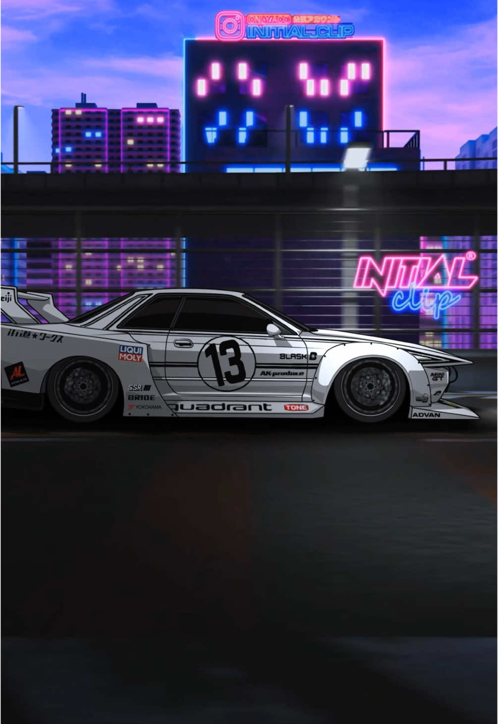 Specially crafted for the LBWK R32 — a stunning side-view transformation from stock to fully built beast. Witness every detail evolve in this exclusive animation special made for @hyuma.k & @libertywalk_sapporo Thanks for the inspiration🔥 [ Wangan Sideview 湾岸サイドビュー]  - Vertical Version with Actual Scale  #nissan #gtr #r32 #r34 #GTR32 #GTR34 #vspec #skyline #nissanskyline #skylineGTR #lbwk #libertywalk #lbperformance #kaidoracer #bosozokustyle #shakotan #暴走族 #carmodification #carculture #carlifestyle #jdm #stance #static #lowered #bagged #slammed #nightdrive #wanganmidnight #initialD #initialclip 