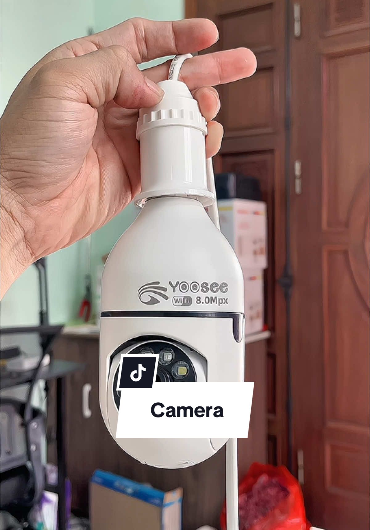 Camera bóng đèn có kết nối wifi thông minh. #camerabongden #cameraganduoiden #camerayoosee 
