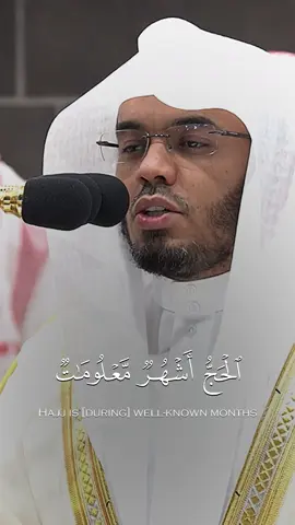 الحَجُّ أَشهُرٌ مَعلوماتٌ ||فتحت قروب في البايو حياكم 🤍 ياسر_الدوسري #قران_كريم #islamic_video 
