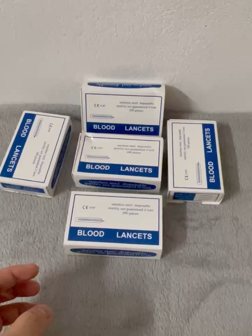 Hộp 200 chiếc k jm chích mụ n Blood Lancet dùng trong spa, thẩm mỹ viện #spa #thammyvien #xuhuongtiktok 