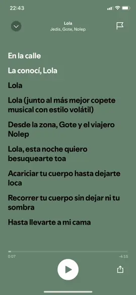 #lola#song