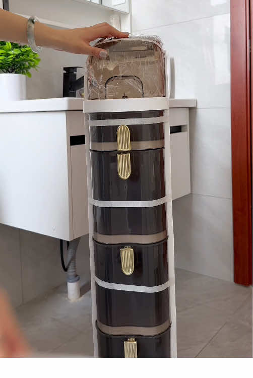 My bathroom clean secret is this narrow cabinet storage 💕I absolutely recommend it because it can move to anywhere 👍 #storage#storagehacks#asmrsounds#satisfying#tiktokmademebuyit#tiktokfinds#homehack#LifeHack#bathroomorganization#organize#cabniet#mothersdaygift#foryou#narrowaykitchen 