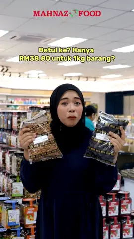 Siapa suka SNEK SIHAT, WAJIB SINGGAH! 1KG hanya RM38.80 je untuk: 🍒 Cranberry fresh & juicy 🌴 Kurma Ajwa lemak manis 🌰 Almond Raw – rangup puas hati 🔥 Almond Roasted – aroma dia buat ketagih! Harga RUNTUH, tapi TERHAD! Walk-in only – siapa cepat dia dapat Jangan tunggu esok, esok mungkin dah HABIS Ajak kawan, keluarga – jom borong sama-sama #MahnazFood #ajwa #cranberry #almond