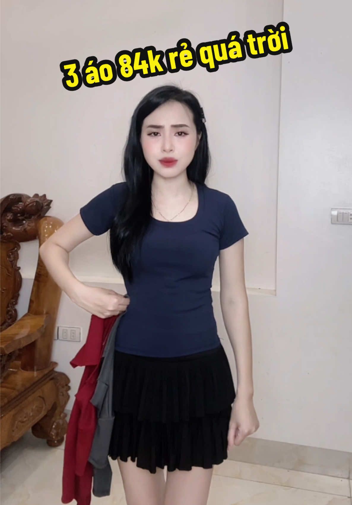 Áo đẹp mà giá quá bất ngờ luôn nha mấy bà#aothu #aonudep #aocovuong #thoitrangnu 