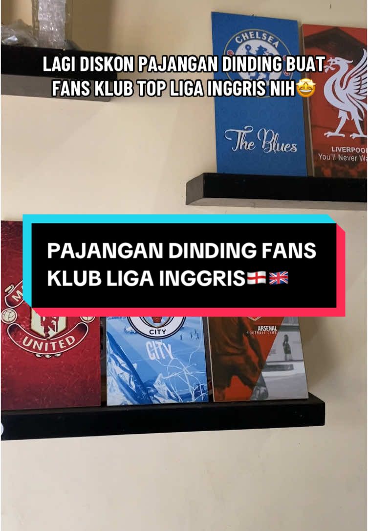 Mumpung ada diskon gas ga sih😏 #ligainggris #epl #liverpool #manchesterunited #chelsea #manchestercity #arsenal #hiasandinding #dekorasikamar 