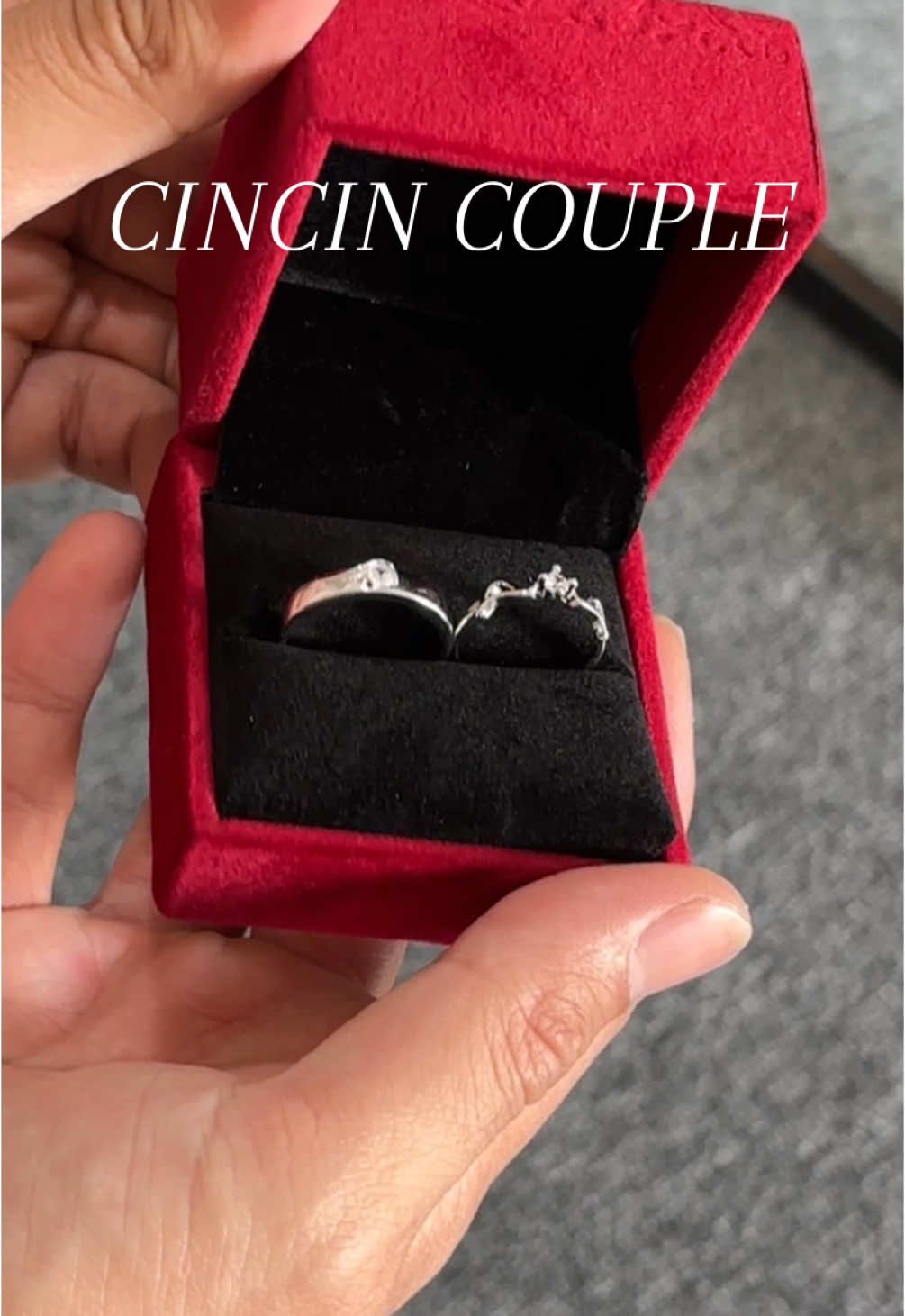 Promise ring 🥺❤️ #fyp #accboskuu #cincin #cincincouple #aksesoris 