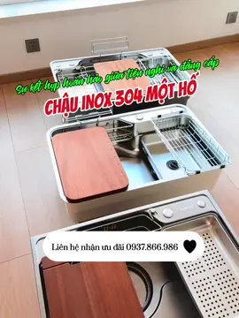Sự kết hợp hoàn hảo giữa tiện nghi và đẳng cấp – chậu bát inox 304 một hố #gravi #thietbivesinh #chaubat