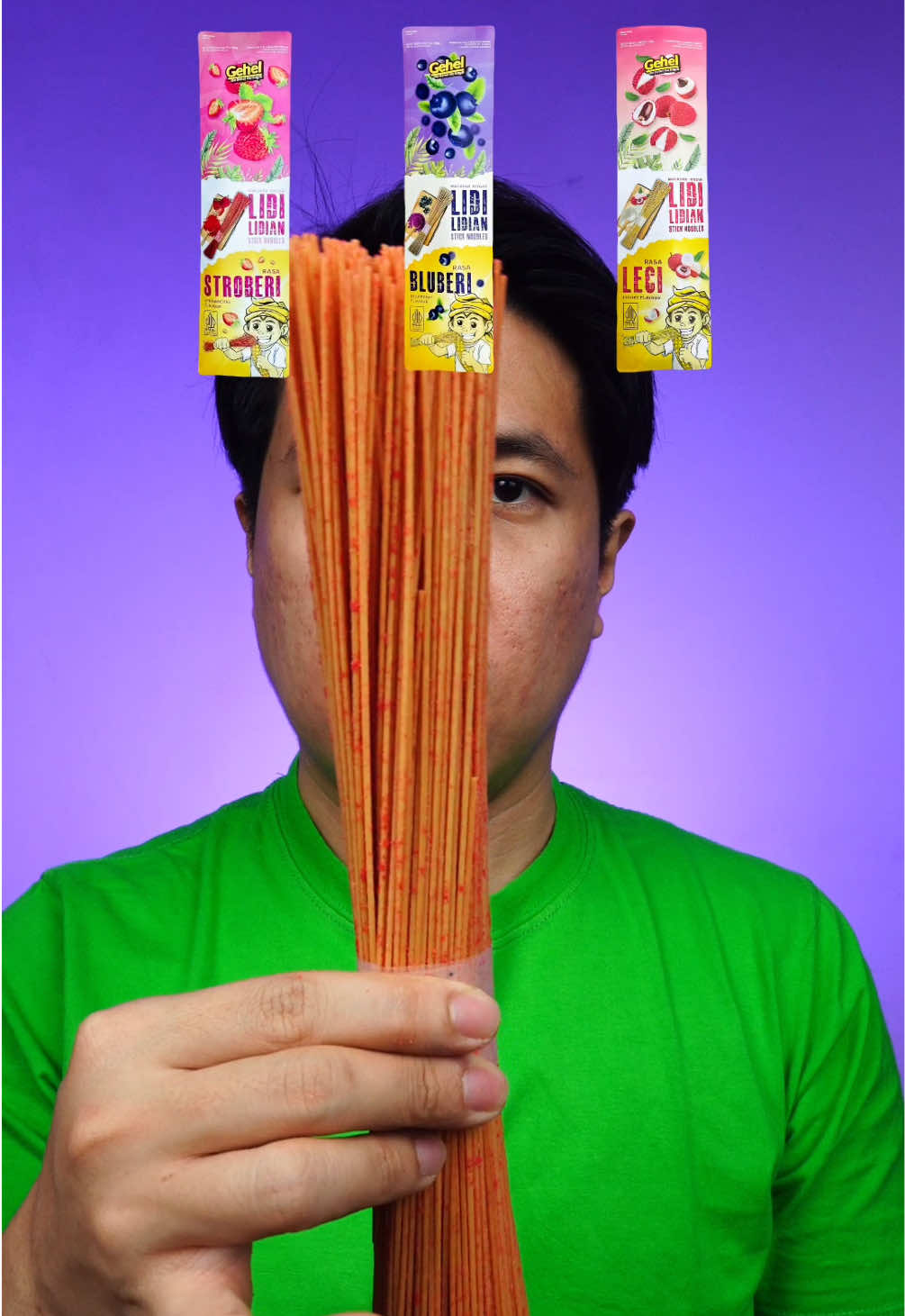 MAKAN LIDI RASA BUAH DARI @Gehel Snack Official #asmr #mukbang