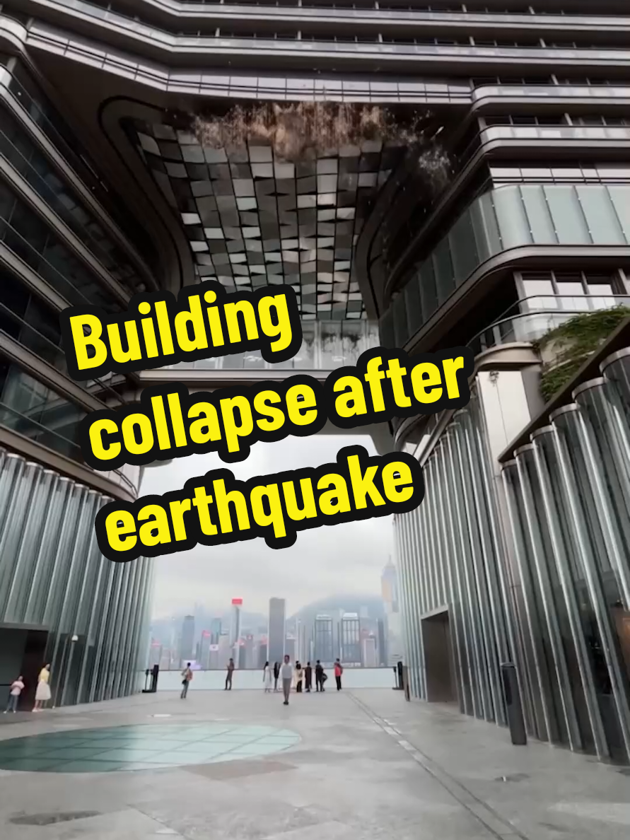 Building collapse after earthquake .  .  .  .  #ai #fyp #nature #universe #tiktok #tik_tok #tiktoknews #earthquake #disasters #destruction 