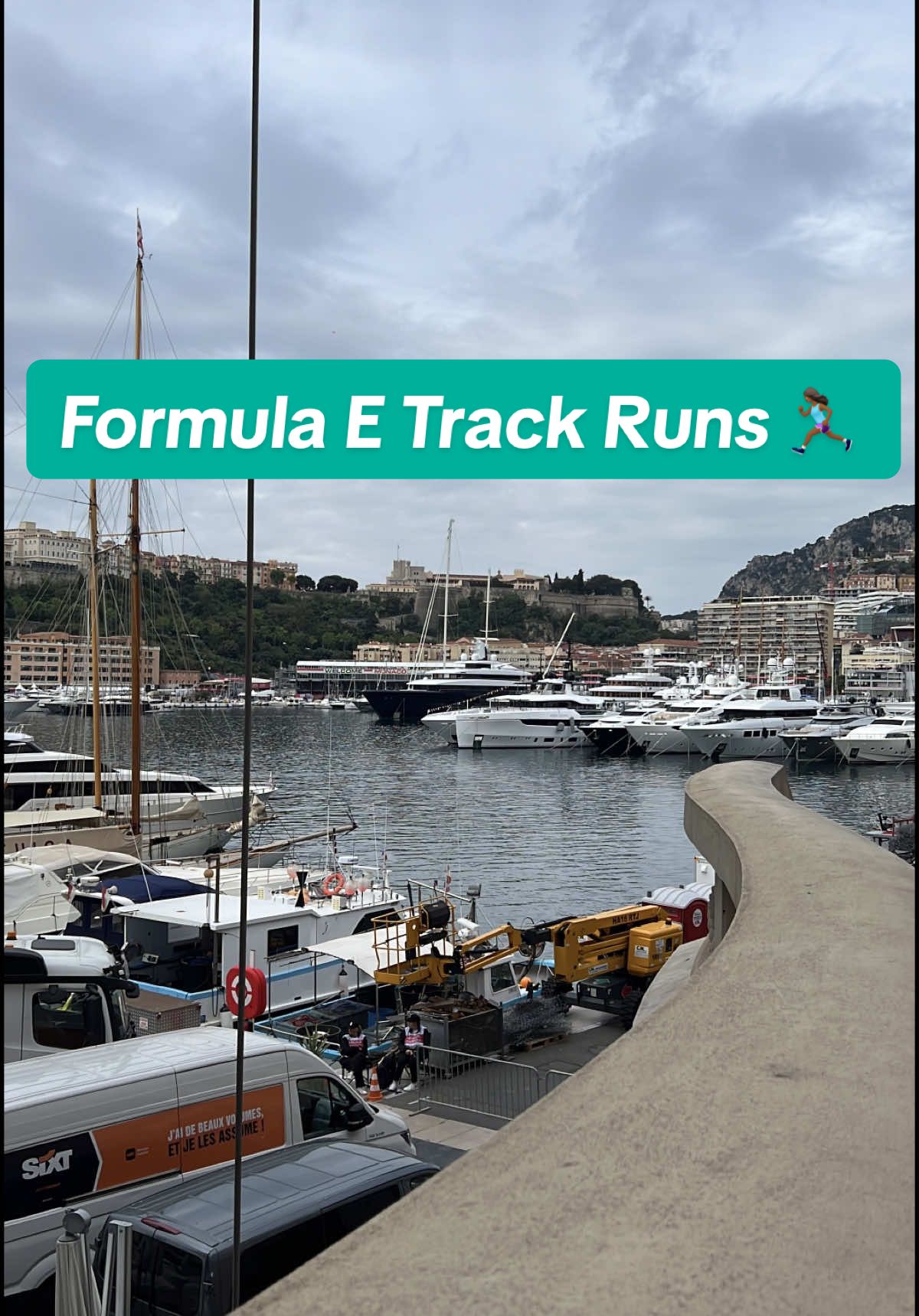 This is a Monaco draft and honestly was one of the craziest things I’ve done in ages, but I ran the Monaco track in about a half hour 🤭 #Running #f1runs #formulae #monacogp #montecarlo 