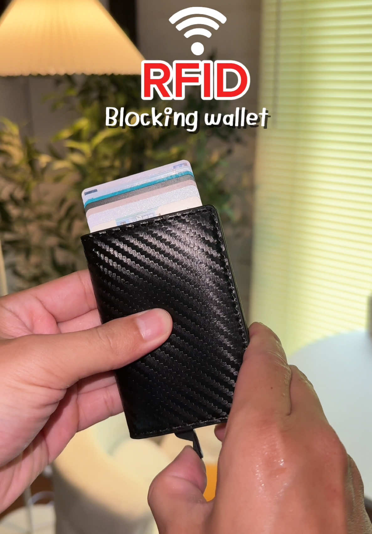กันไว้ดีกว่าแก้💕#กระเป๋าตังค์ #rfidwallet #กระเป๋าใส่บัตร #ของดีบอกต่อ #ของมันต้องมี #ของถูกและดีมีอยู่จริง 