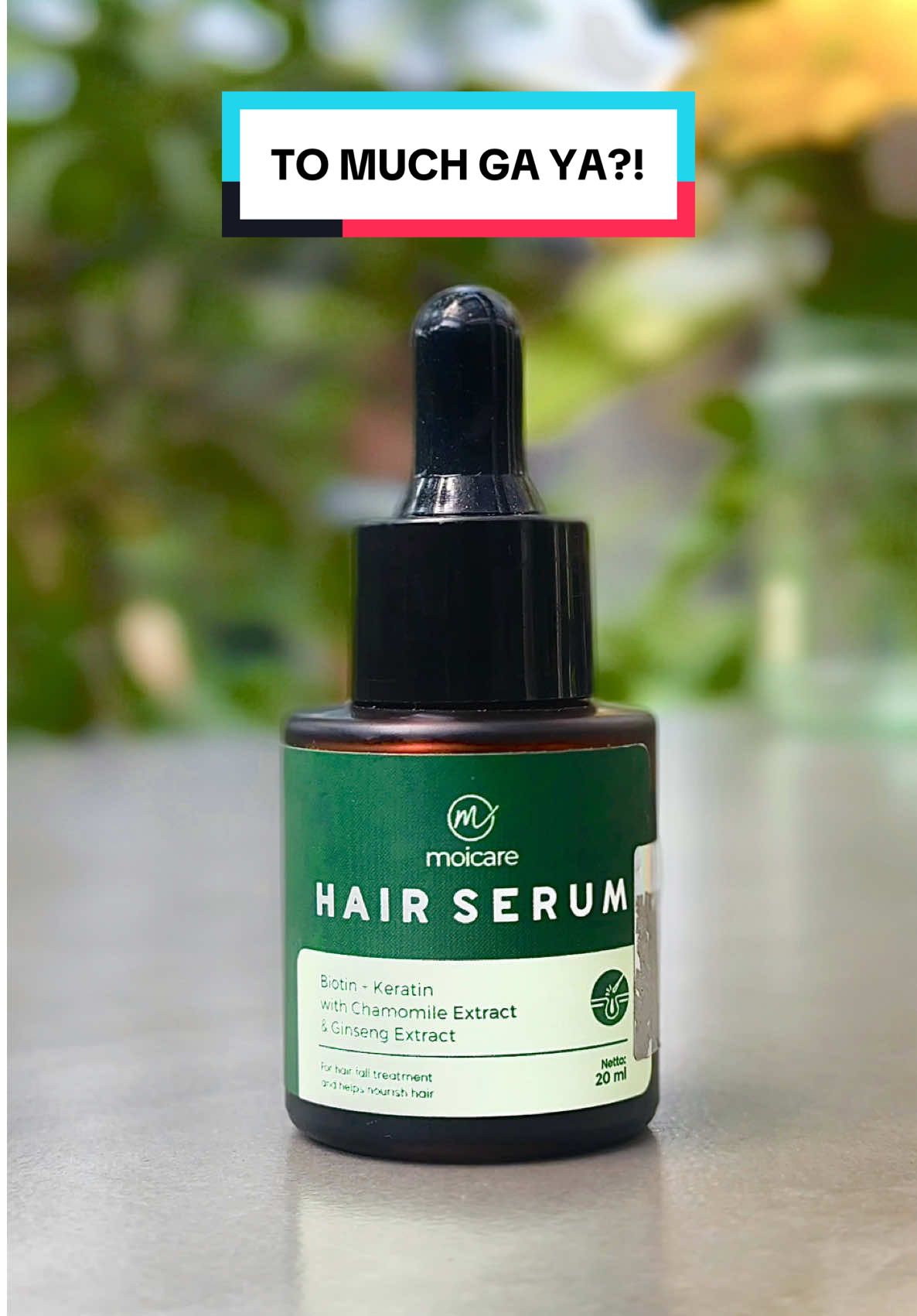Too much gak yah moi? 😔 Bercanda moipeople sayang 😘 Semuanya kan butuh proses, coba habisin dulu satu botol Moicare Hair Serum deh. Nanti kalau nggak ada proses baru komplain ke minmoi, nah kalau ada perubahan juga ceritain ke minmoi yah 🥰