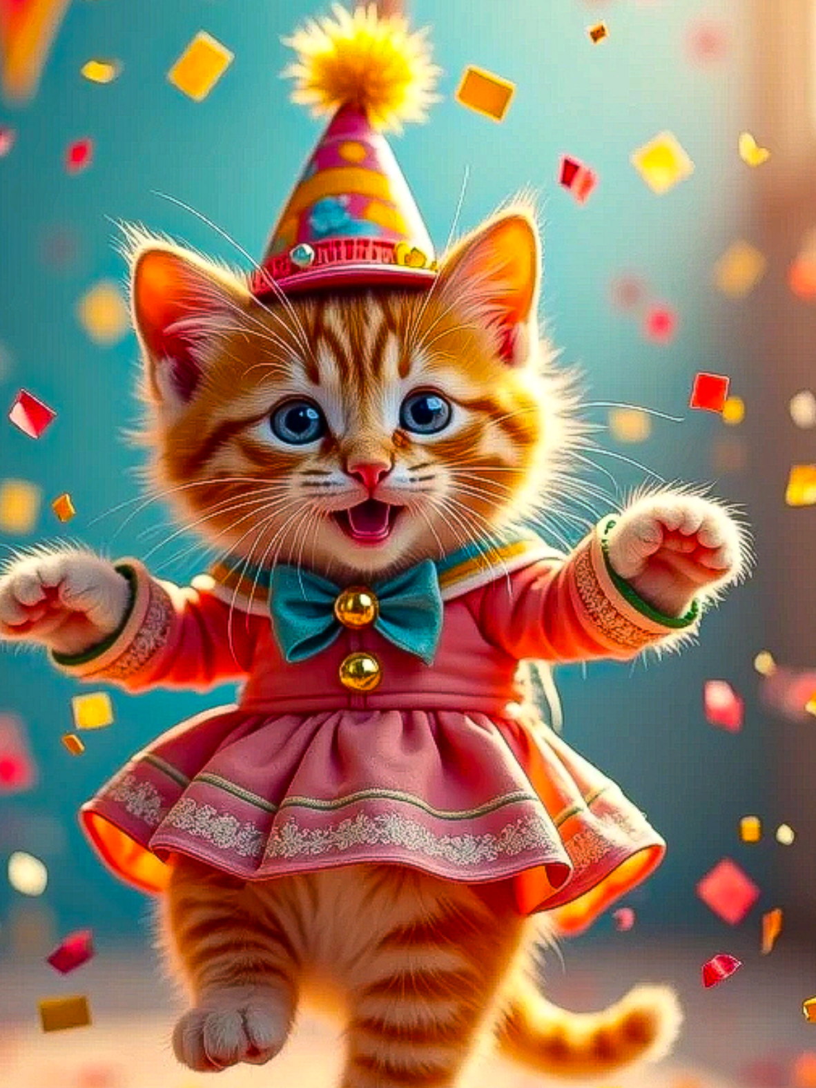 Cat dancing #catdance #animalsfunny #animalscute #animaai #cutebaby #cats #miau 