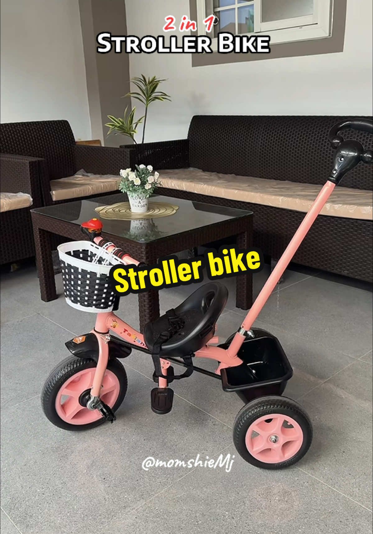 Outdoor must have para kay baby! Stroller bike. #bike #stroller #strollerbike #outdoormusthave #MomsofTikTok #bikeforbaby #kidsbike 