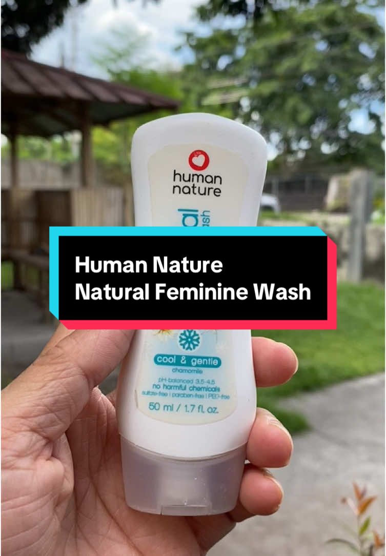 Human Nature Natural Feminine Wash, no harmful chemicals Kaya safe daily gamitin ☑️ #humannature #femininewash #femininehygiene 
