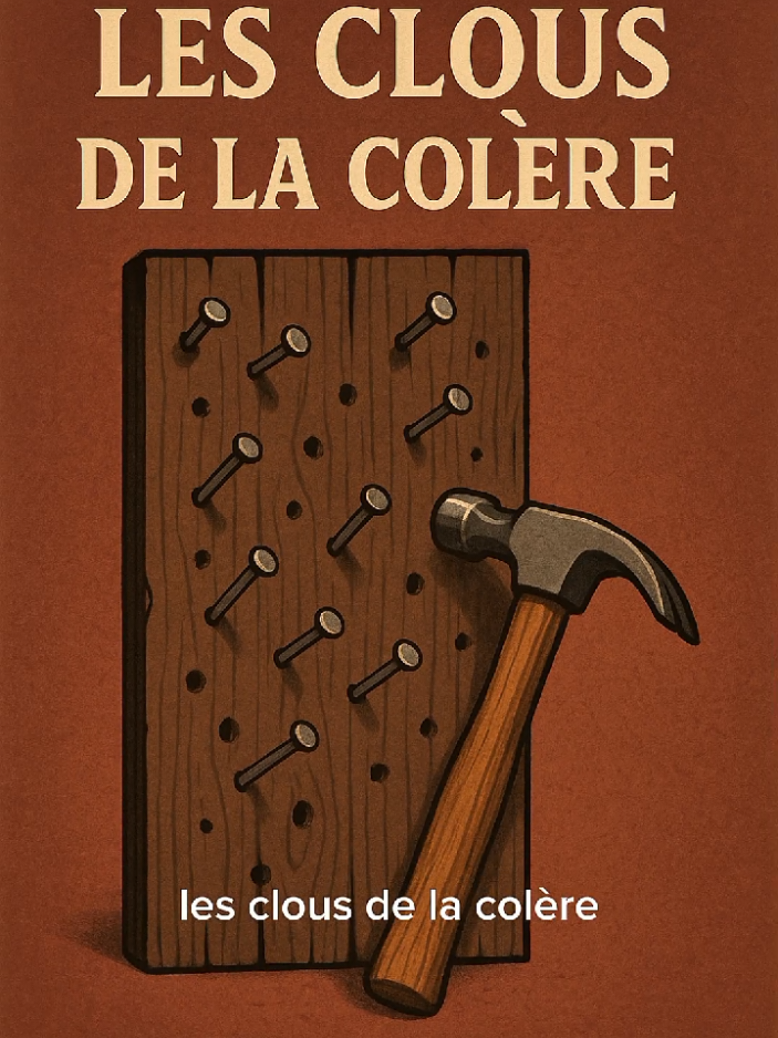 Led clous de la colère  #histoire #moral #proverbe #citation #conseil #motivation 