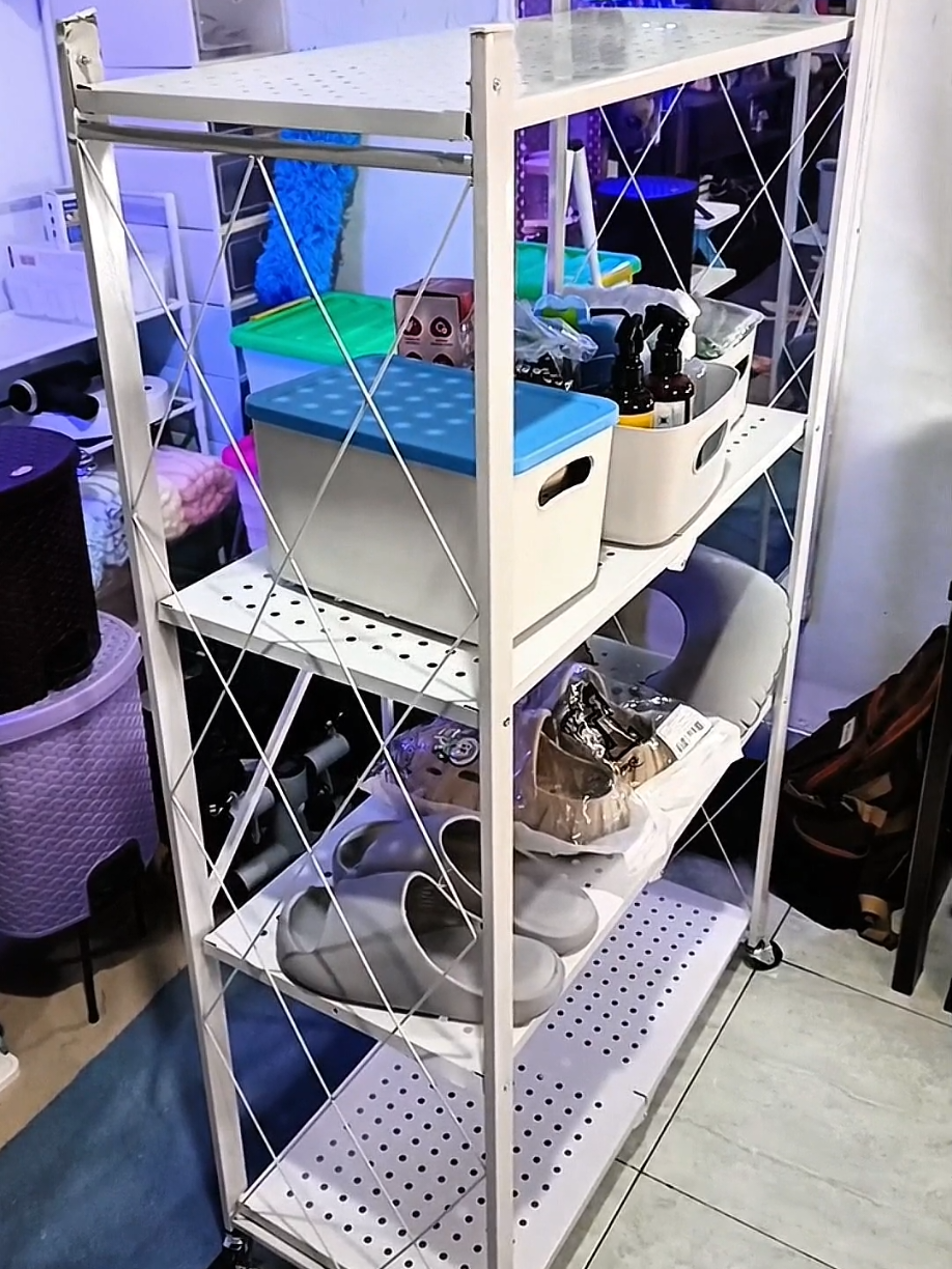 Rak penyimpanan lipat bahan besi kokoh #rakserbaguna #raksepatu #rak #raklipat #rakbesi #CapCut 