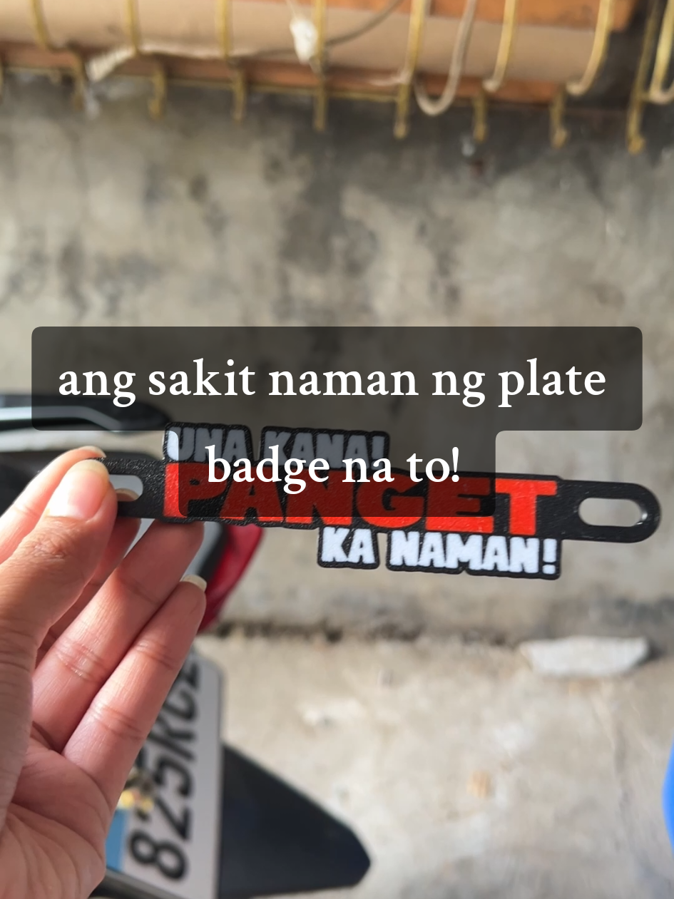Plate badge para sa mga plaka mga boss! #platebadge #motorcycleaccessories #emblem #motorcycle 