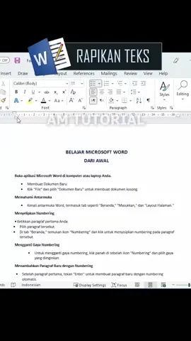 Cara Cepat Merapikan Teks MsWord #tutorial #msword #msexcel #skripsihack 