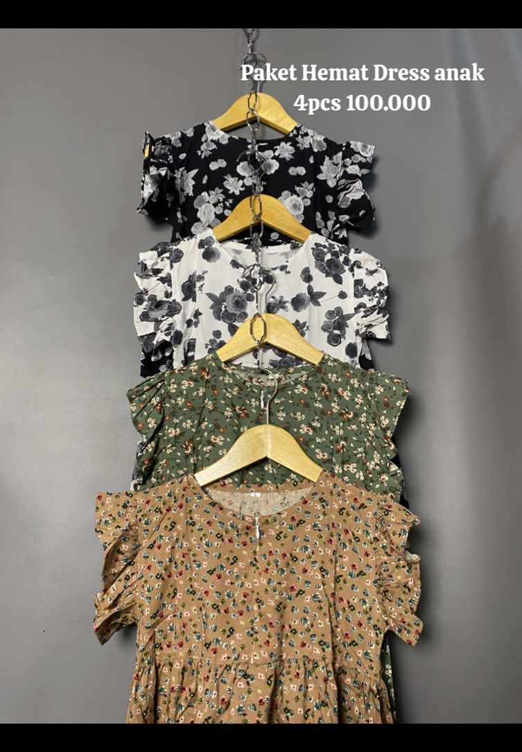 Dijamin sikecil nyaman bnget pake dress ini bund🥰 #dressanak #bajuanak #fyp 