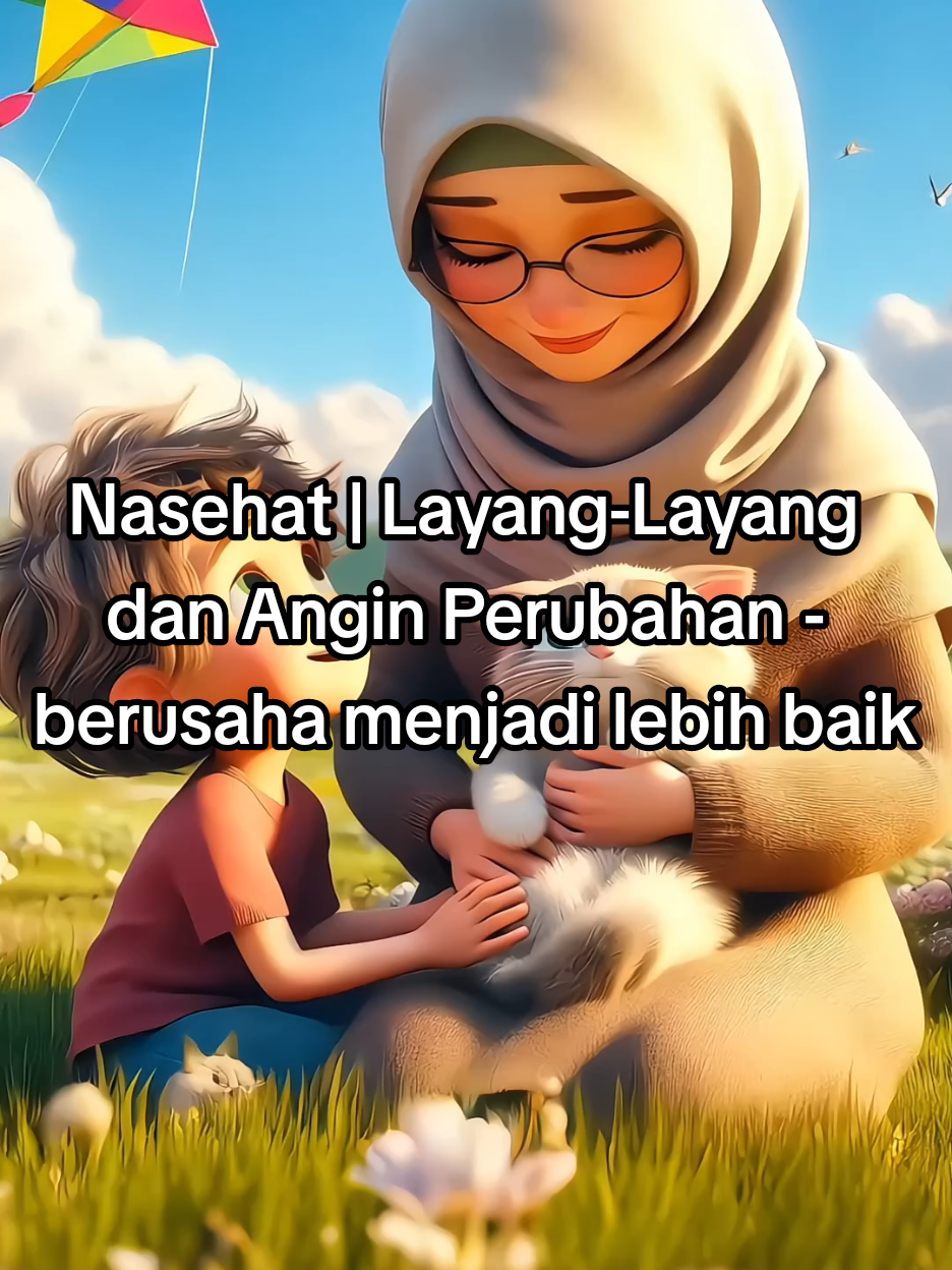 Nasehat | Layang-Layang dan Angin Perubahan - berusaha menjadi lebih baik #katabijak #animasi #quote #parenting #nasihat 