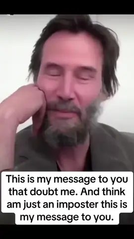 I'm real and I will never do anything to hurt my lovely and supportive fans... I love you all #keanureeves #usatiktok🇺🇸 #johnwick #fyp #loveyou 