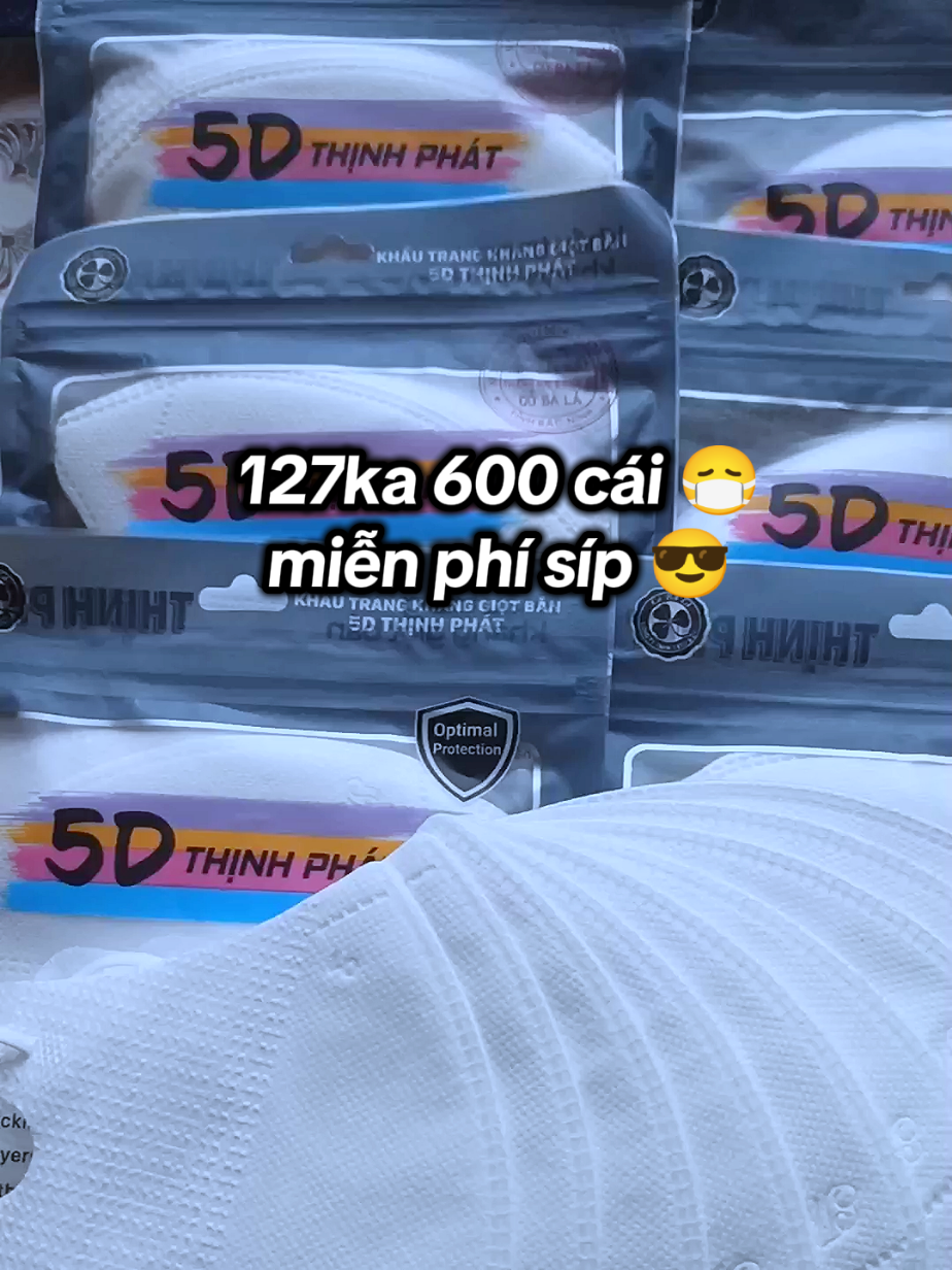 1 THÙNG 600 cái khẩu trang 5D, chống bụi mịn, chống nắng 😉 #khautrang #khautrang5d #muataitiktok #shopsale #fyp #khautrangthinhphat 