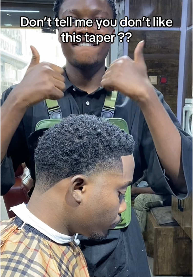 Don’t tell me you don’t like this taper Abuja barber #fyp #barber #taper #viral #AbujaBarber 