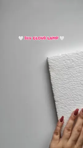 Diy Aesthetic Room Decor 🤍 || Diy Cloud Lamp 🌷 #video #fypシ #unfreezemyaccount #clouldlamp #fypシ #crafts 