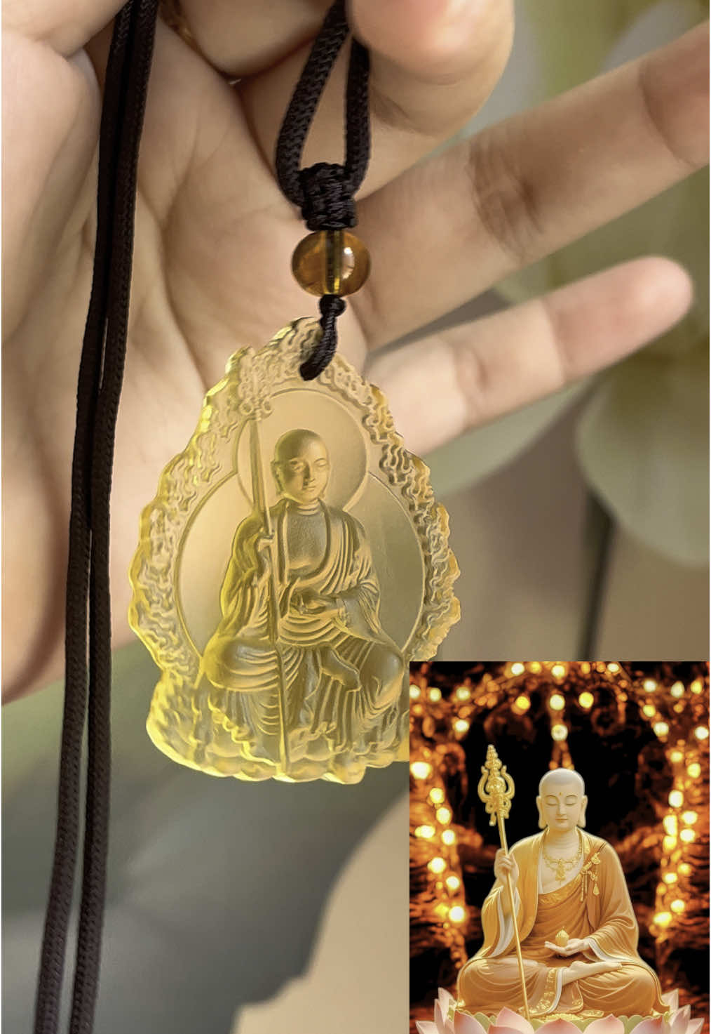 Địa Tạng Vương Bồ Tát có nguyện lực rất lớn, khiến ai đọc xong cũng nghẹn ngào tôn kính, Ngài nguyện rằng: Địa Ngục Vị Không, Thề Bất Thành Phật Chúng sinh độ tận, phương chứng Bồ Đề Có Nghĩa : Địa Ngục chưa trống không, tôi thề không thành Phật. Chúng sinh độ hết rồi, tôi mới chứng Bồ Đề.🙏🙏🙏 Nam Mô U Minh Giáo Chủ Đại Nguyện Địa Tạng Vương Bồ Tát 🙇 #tinhvanannhien #gieoduyenphatphap #phatphapnhiemmau #phatphap #trangsuc #daychuyen #diatangvuongbotat #xuhuong 