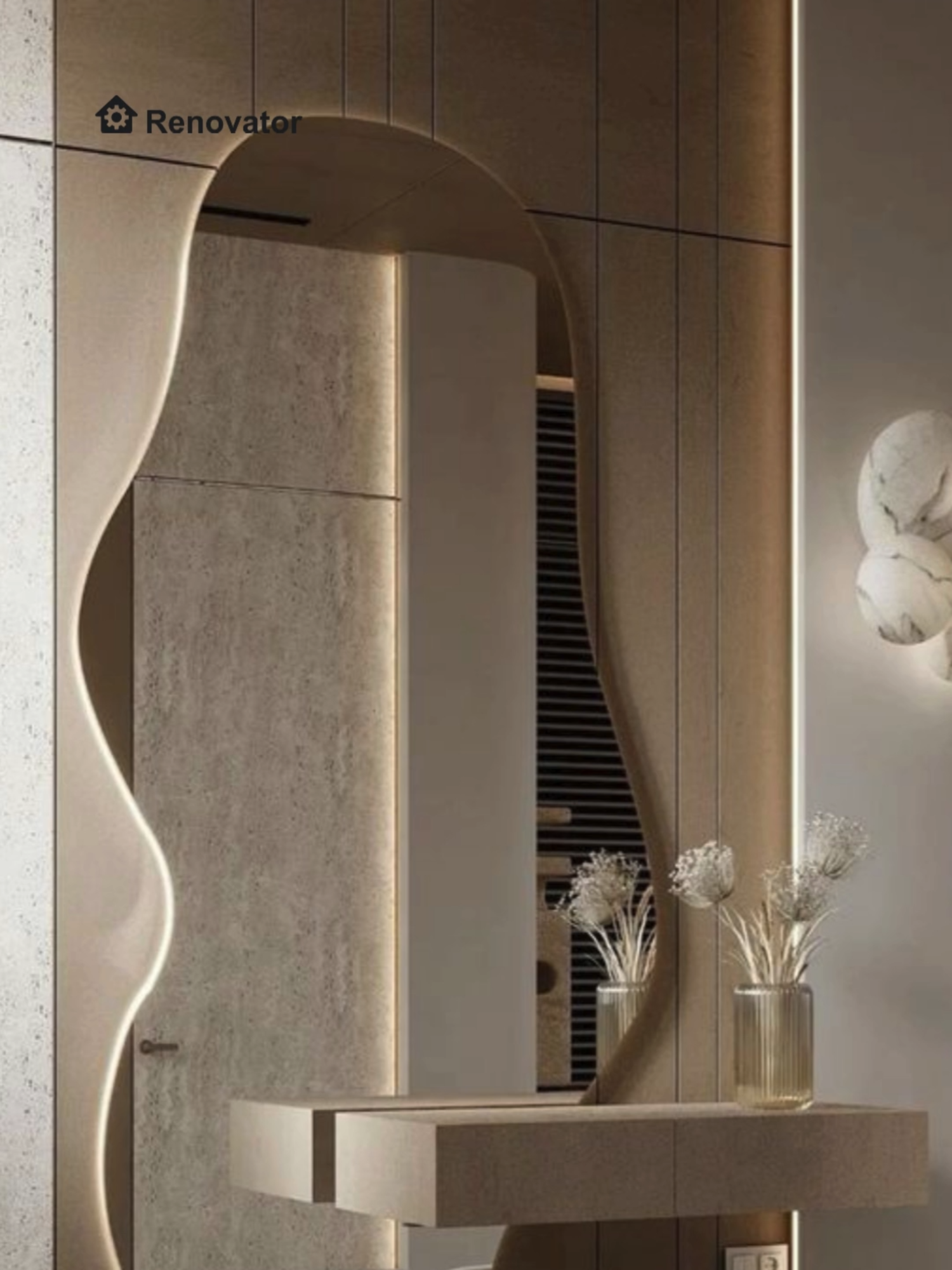 Luxury Custom Mirror Designs in Dubai | Decorative & Wall Mirrors Enhance your interiors with our premium custom mirror designs in Dubai. From modern wall mirrors to luxury decorative pieces, we craft elegant, made-to-measure mirrors that reflect your style. Perfect for living rooms, bedrooms, hallways, and salons. Contact us for a free consultation today! #diningroom #bedroomdecor #dressing #MirrorDecor #MirrorDesignDubai #DecorativeMirrors #renovator