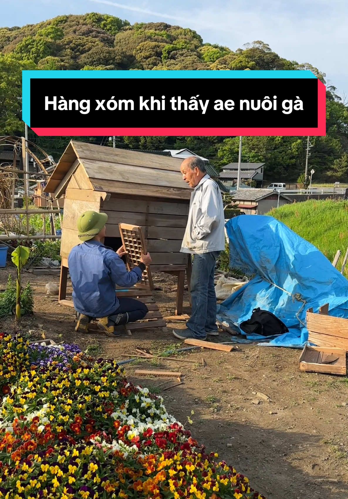 Trả lời @ Vậy là 2 Vợ Chồng nhà gà nay chính thức là thành viên mới của cả xóm rồi mọi người ạ. Chỉ thiếu mỗi cái tên nữa thôi.#nonlavuon #cuocsongnhatban #nongthon #nuoiga #binhyen #japan  @Nón Lá Vườn  @Nón Lá Vườn  @Nón Lá Vườn 