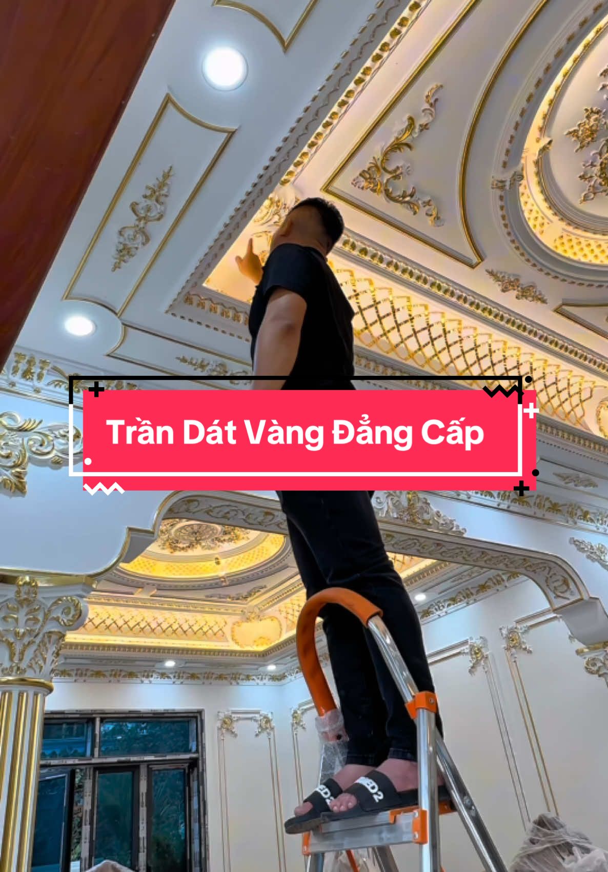 Tân Phát Luxury mà đã làm là phải đẳng cấp, Chất lượng luôn đặt lên hàng đầu #dátvàng24k #thạchcao #tâncổđiển #nhadep #hashtagstiktok #xuhuong #tranthachcao #nhàđẹp 