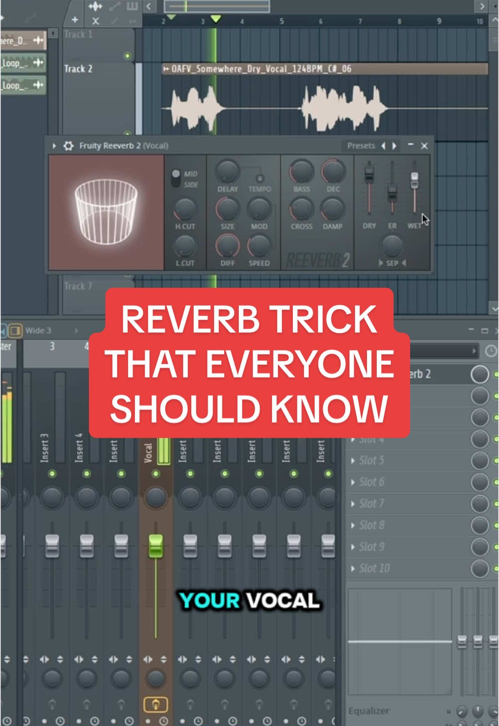 Everyone should know this reverb trick! 👌 #flstudio #musicproduction #musicproducer #flatudiotips #