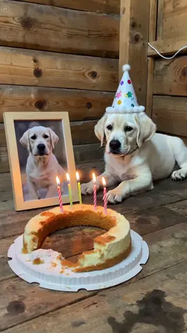 Today is his birthday 🎂 but his mother passed away 🥺#sadstory #animal #fyp #mascotas #dogsoftiktok #poordog #dog #gatitos 