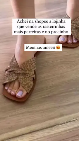 Comente SANDÁLIA para receber o link 🔗  Sandália rasteirinha, rasteirinha #rasteirinha #sandalias #sandaliasfemininas #acheinashopee 