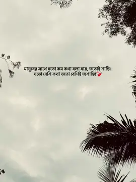 মানুষের সাথে যতো কম কথা বলা যায়, ততোই শান্তি। যতো বেশি কথা ততো বেশিই অশান্তি!❤️#viral #foryoupage #rehmanrocky_4 