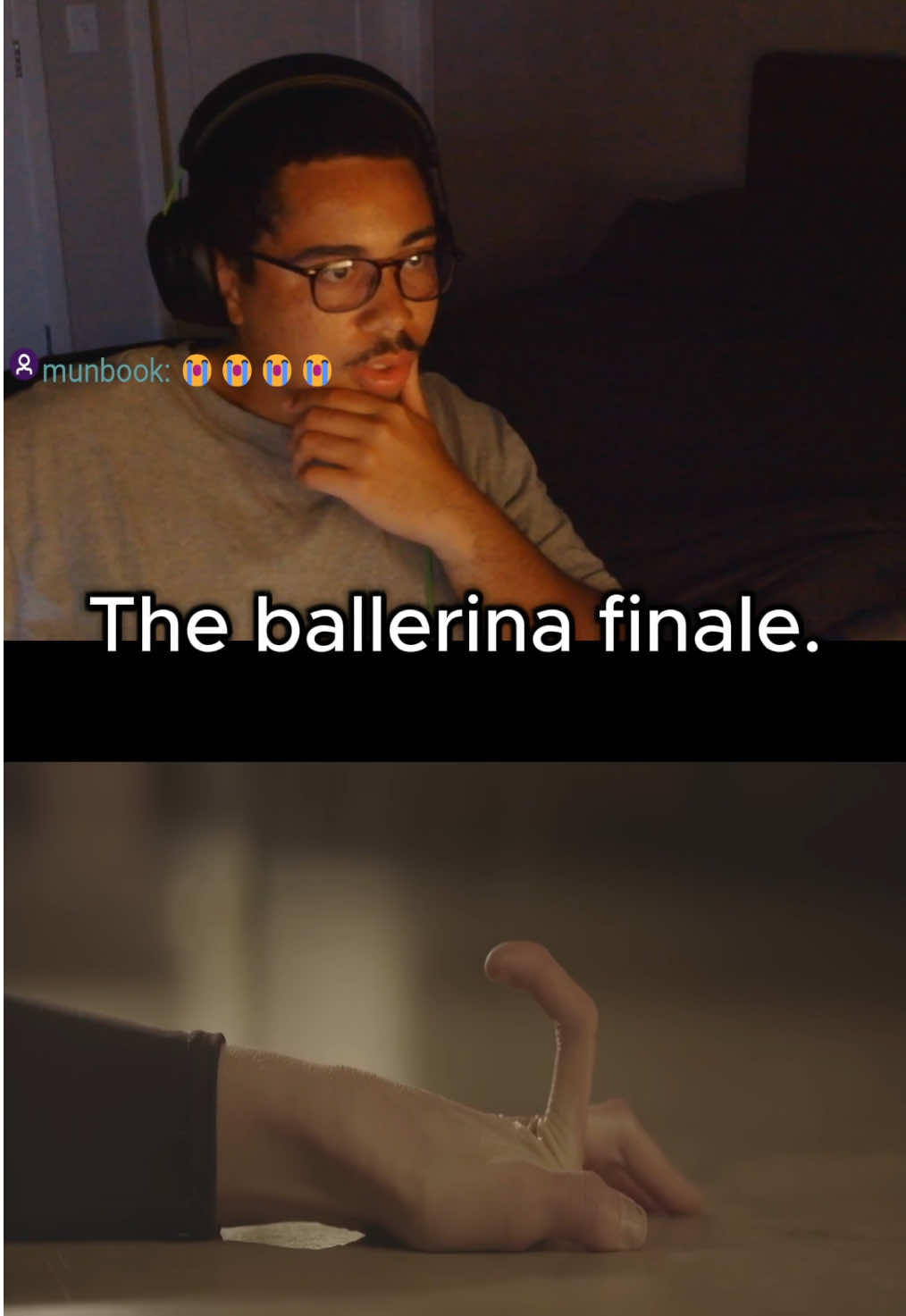Aquaz3y on @Twitch reacts to  #theballerina #horrortok #ShortHorror #reactionvideo #filmtok #watchtilltheend #watchtilltheend 