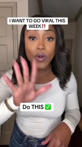 I want to go viral this week. Do this!! #iwanttogoviral #howtogoviraltips #howtogoviralontiktok #trending #fypシ 