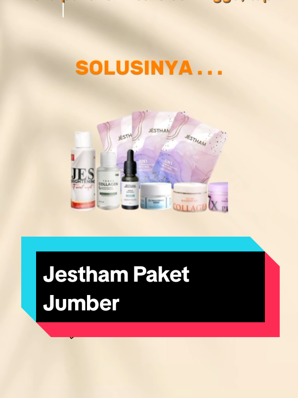 Jestham Paket Jumber (Special) adalah solusi perawatan kulit lengkap untuk kamu yang ingin tampil glowing, sehat, dan percaya diri! Paket ini berisi rangkaian produk andalan seperti toner collagen, brightening serum, day & night cream, booster gel collagen, serta masker 3in1 yang siap memanjakan kulitmu setiap hari. #JesthamSkincare #PaketJumberSpecial #SkincareLokal #WajahGlowing #SkincareBPOM #PerawatanWajah #KulitSehat #SkincareAman #JesthamOriginal #GlowingSetiapHari #RahasiaCantik #SkinGoals #JesthamReview #SkincareWanita #fyppppppppppppppppppppppp 