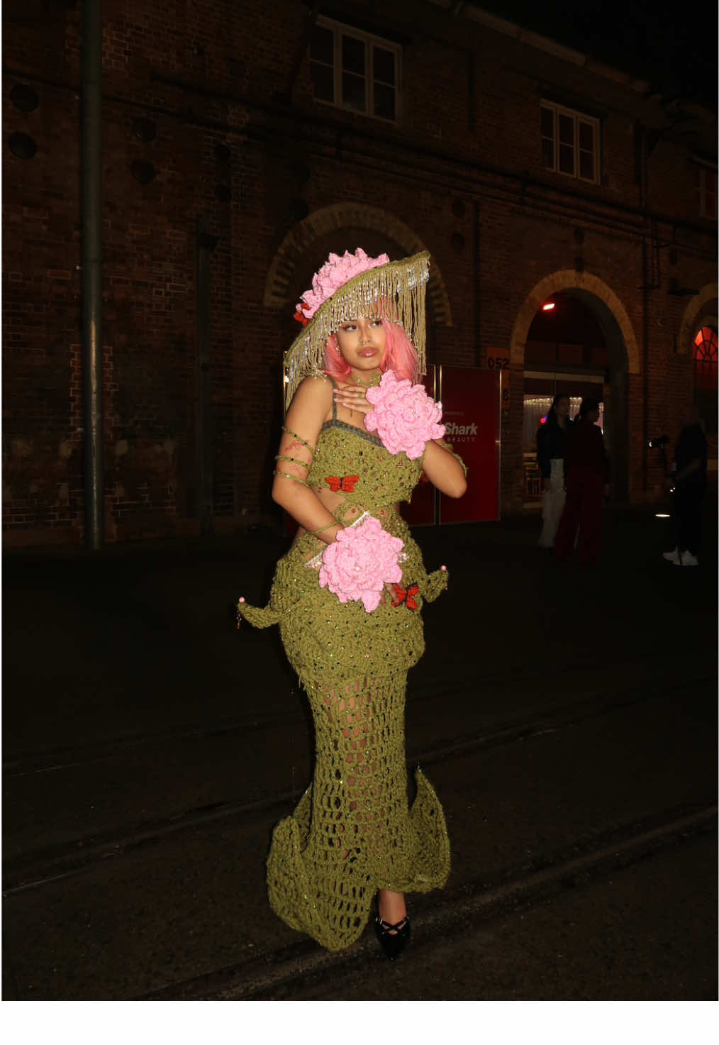 me refusing to show up to anything unless i make what i wear  #crochet #ausfashionweek #afw #australianfashionweek #australianfashion 