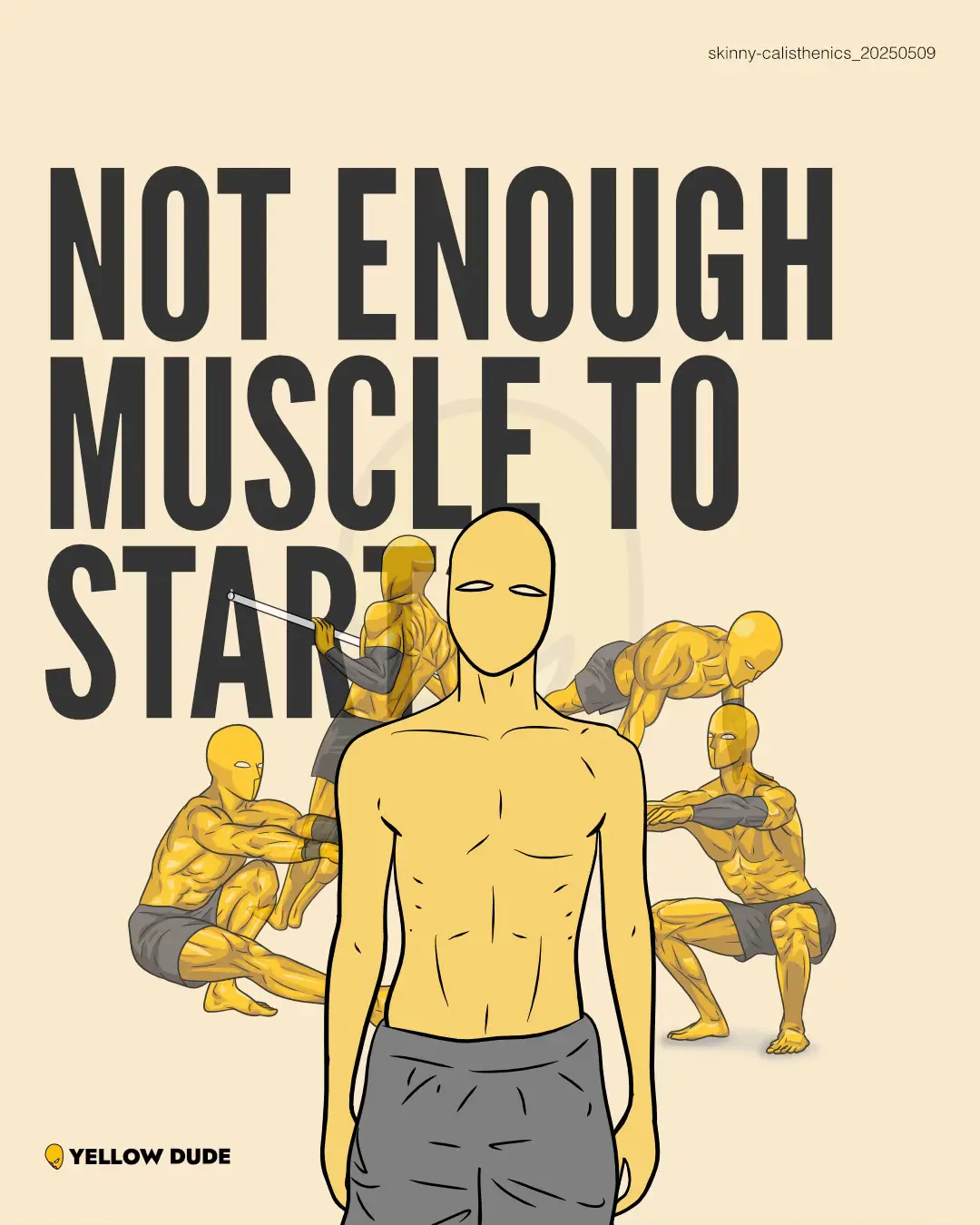 Being skinny isn't a problem. It's a cheat code. 📌 Save this if you’re tired of people telling you to “just bulk, bro.” #calisthenics #Fitness #workout #skinny