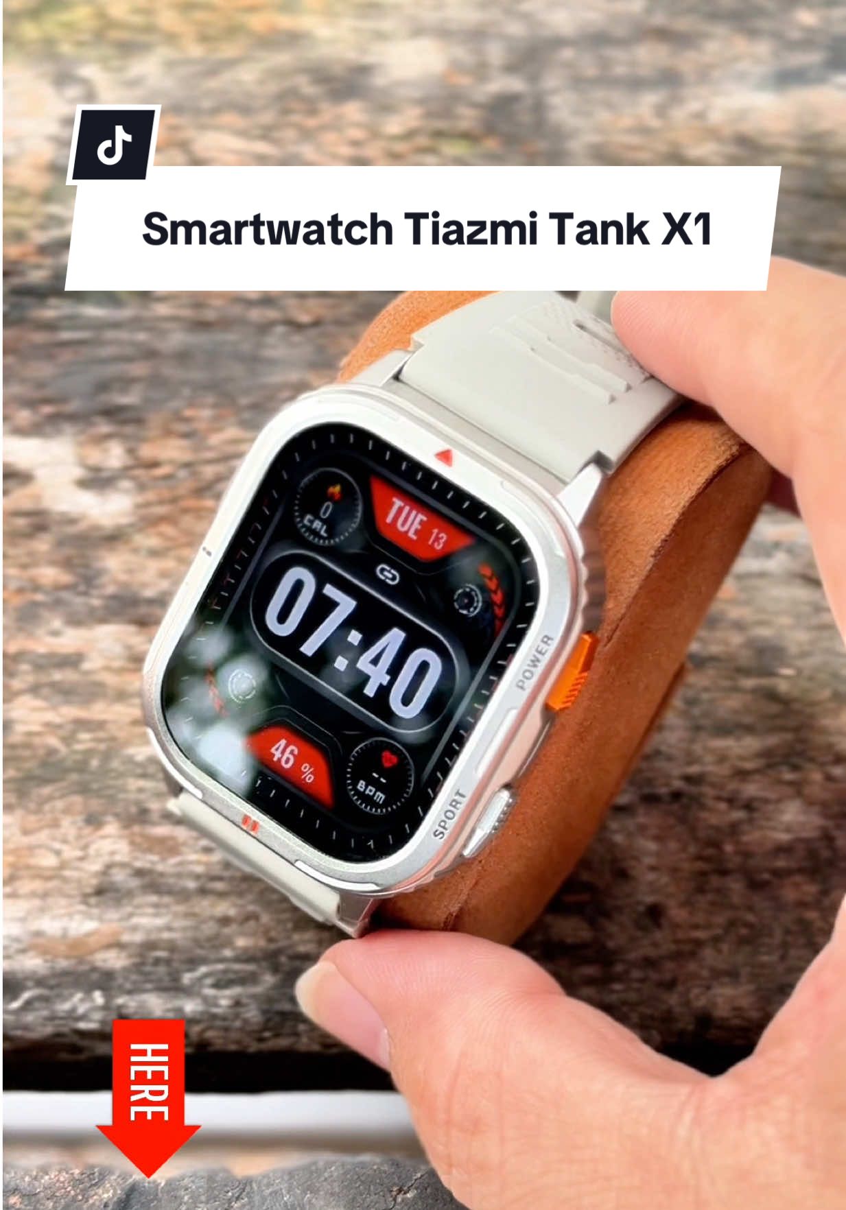 Smartwatch TIAZMI tank x1 ada fitur chat GPT fitur lengkap harga promo kualitas standar militer sudah tahan banting dan sudah waterproof atm 3 bisa di pakai berenang #smartwatch #smartwatchtiazmi #tiazmitankx1 #smartwatchpria #hobaba 