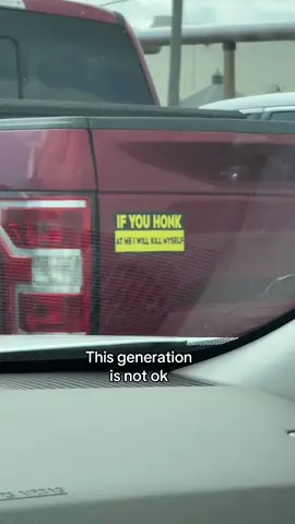 I feel for you guys. #genz #genx #fypシ #bumperstickers 