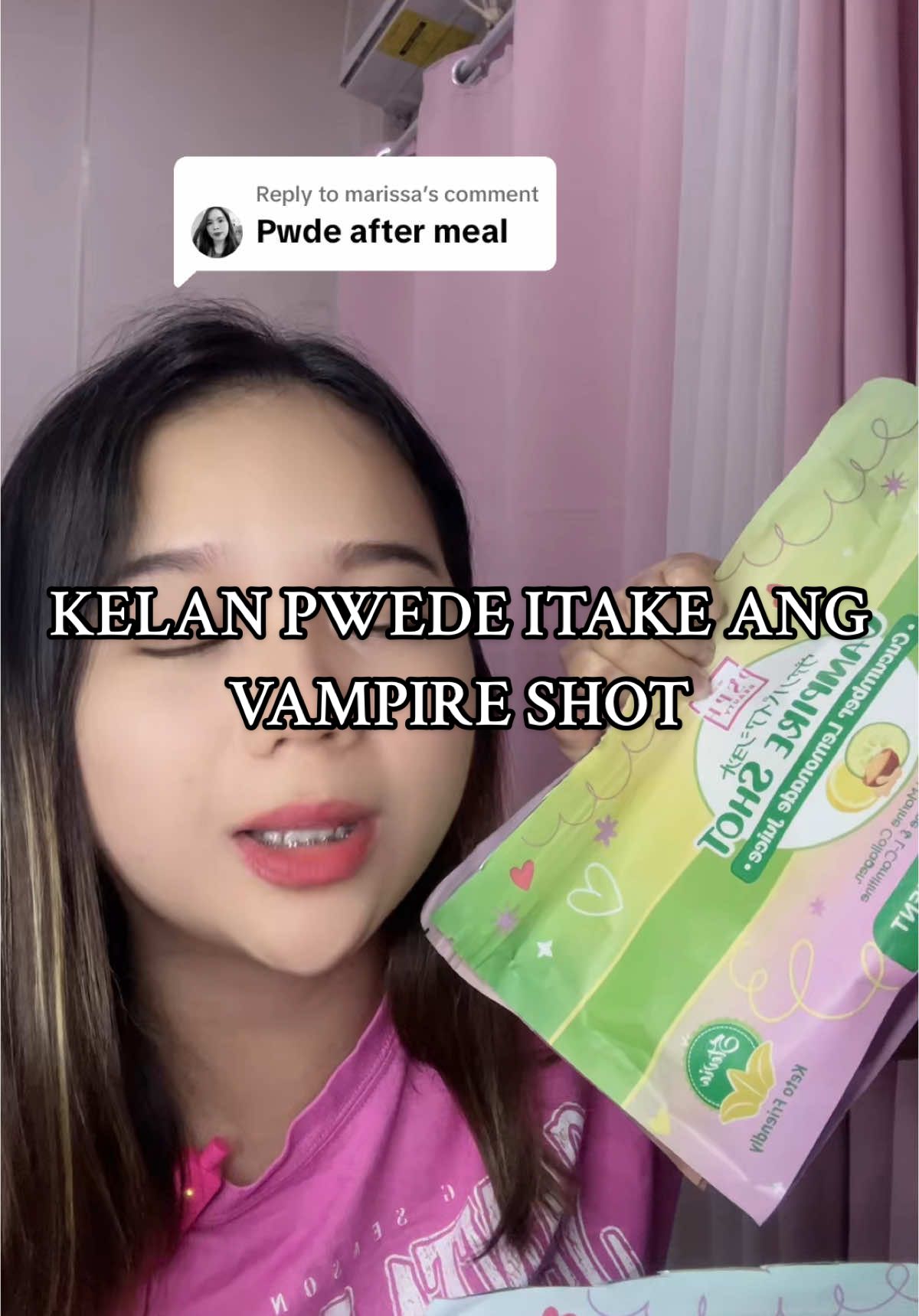 Replying to @marissa yes mare #vampireshotcranberryjuice #vampireshotreview #balikalindog #glutadrink #collagendrink 