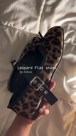 Cutest leopard flat shoes! 🐆🍓for RM28 only??!!  #ShoeAddict #ShoeLover #ShoeGame #OOTD #UnboxingShoes #flatshoes #ballerinashoes #fyp #fy #page #onyourpage #fp #fashion 