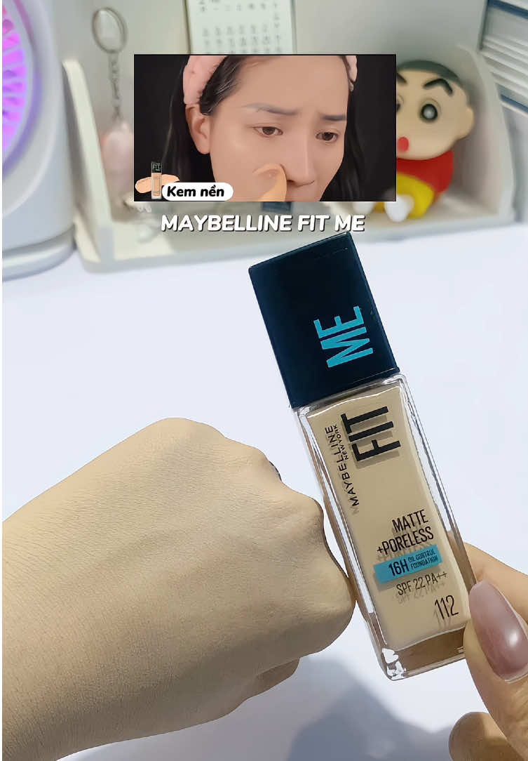 Độ che phủ tốt và lì. Lớp nền mỏng mịn ưng lắm ✨#makeup #Maybelline #MaybellinePartner #kemnenfitmemaybelline #kemnenfitme #kemnenmaybelline #fitme #lynnunbox #lin203 #xuhuong #viral #trending #foryou #fyp #fy 