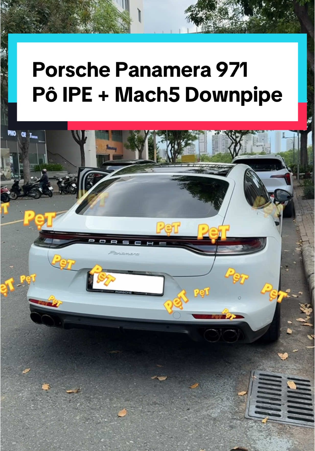 Lắp cũng đã lâu nhưng nay mới làm đc clip test tiếng pô IPE và downpipe Mach5 trên Panamera 971 😆 #CapCut #Panamera #Porsche #Exhaust #độpô 